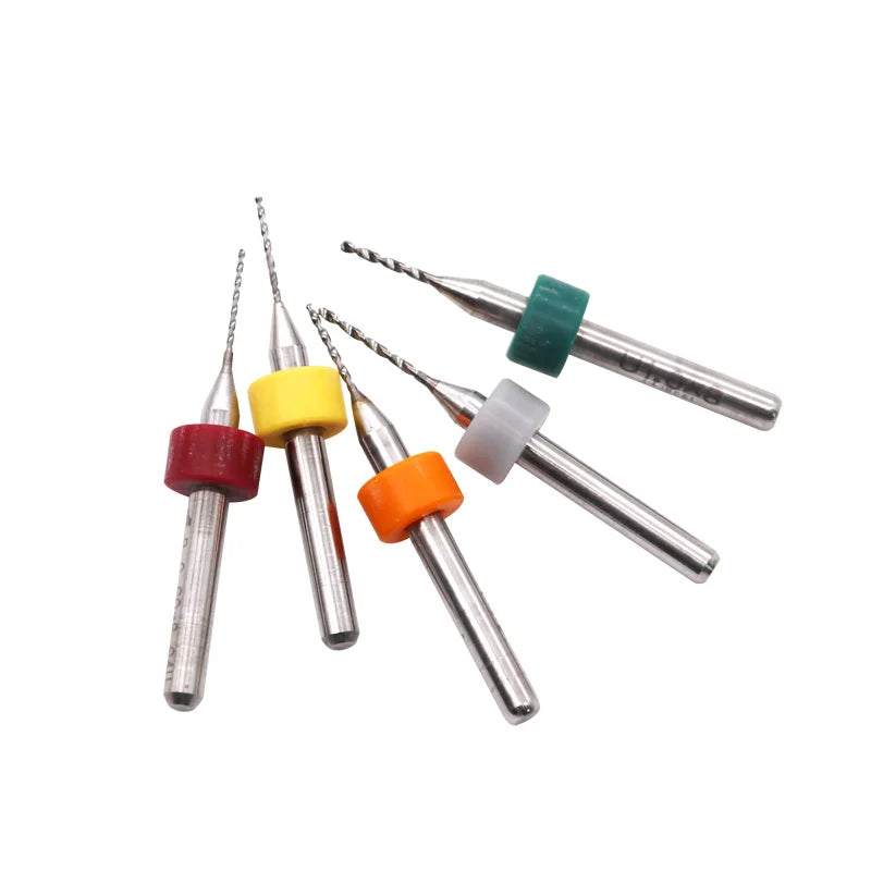 10pcs 0.1-1.0mm Carbide Micro Drill Bits Set Mini Brocas CNC Drilling Bit Jewelry Tools Print Circuit Board PCB Drill Bit