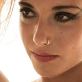 SC Non Piercing Hoop Nose Ring Golden Silvery Jewelry Nose Rings Wholesale Geometric Faux Piercing Nose Ring for Women