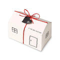 High Quality Paperboard House Shaped Self Erecting Recyclable Gift Packaging Boxes for Party Decorations for Cake Treats