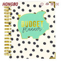 Journal Printing Spiral Bound Gold Foil Budget Book with Metal Corner Protectors