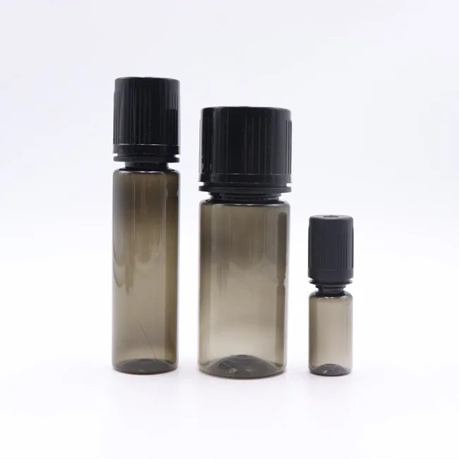 10ml PET Dropper 30 60 120 ml Small Plastic Bottles Empty Black Plastic Bottles 10ml 60ml Plastic Bottles