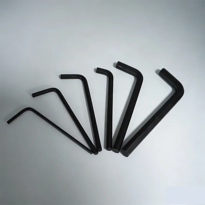 Black Oxide Hex Key Set Ball End L Type Allen Wrench Kit M2 M3 M4 for Bike Motorcycle Industrial Maintenance