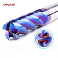 10mm AlTiN Coated Carbide Face Mill Cutter 4-Flute 55HRC Precision End Mill for Aerospace Steel and CNC Metal Machining