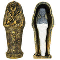 Mummy Pharaoh Sarcophagus Figurine ESB29 Ancient Egypt Pharaoh Cleopatra Mummy Coffin Resin Flowerpot Ornaments