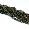 Wholesale 4/6/8/10/12mm Natural Dragon Blood Loose Gemstone Beads For DIY Jewelry