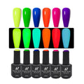15ml Luminous Gel Glow in Dark Reflective Fluorescent Nail Gel Polish Soak Off LED Gel