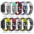 Forwelleny Buckle-style Two-tone Sports Strap Silicone Rubber Smart Watch Belt Bands for Huawei Watch FIT