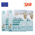 OEM Laundry Strips Cold Water Quick Dissovle Stain Removal Fresh Linen Scent Enzymes Plastic Free Laundry Detergent Sheets