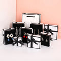 Wholesale Orange Keychain Gift Box Black Fashion Ring Packaging Box Lipstick Box Carton Customized