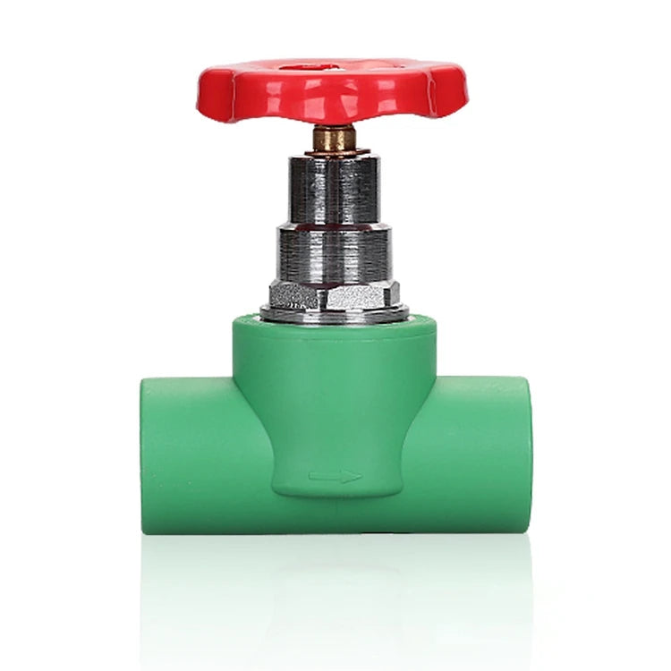 Wholesale Green Pn25 PPR Fittings and Gate Valve with Smooth Surface for Plumbing System