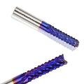 WEIX Nano-Blue Coating Corn Teeth CNC Router Bits Carbide End Mill PCB Woodworking Tools