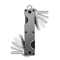 Custom LOGO Compact Minimalist Pocket-Sized Key Holder EDC Key Ring Loop Piece for Car Key Accessories for Men Husband and Dad MegaBDM