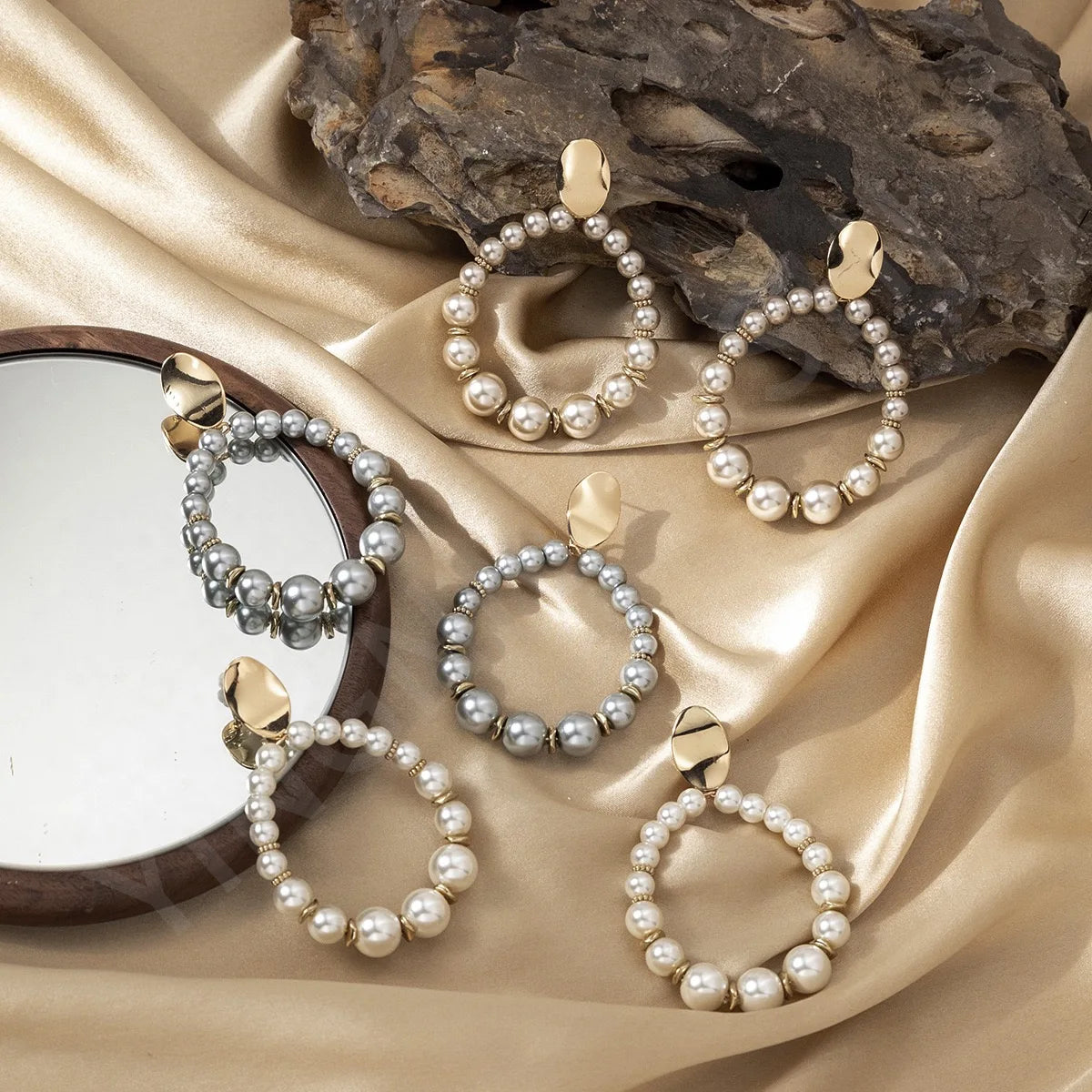 Wholesale Baroco Style Freshwater Pearl Earrings for Sale