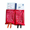 Huanyu 430GSM White Fiberglass Fabric Emergency Fireproof Fire Blanket 1m*1m 550 Heat Resistant 2 Year Guarantee for Home
