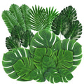 YOPIN-1149 Real Touch Turtle Back Leaf Artificial Large Tropical Palm Leaves for Hawaiian Home Decoration