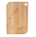 Natural Bamboo Carving & Cutting Board with Handle Square and Rectangle Utensils for Kitchen Chopping