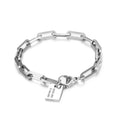 Titanium steel bracelet fashion brand design simple hip hop street style men's and women's jewelry wholesale