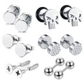 Fashion Jewelry Earrings With Zircon Men's Explosion-proof Earring Set False Ear Stretching Simple Atmospheric Men's Earrings