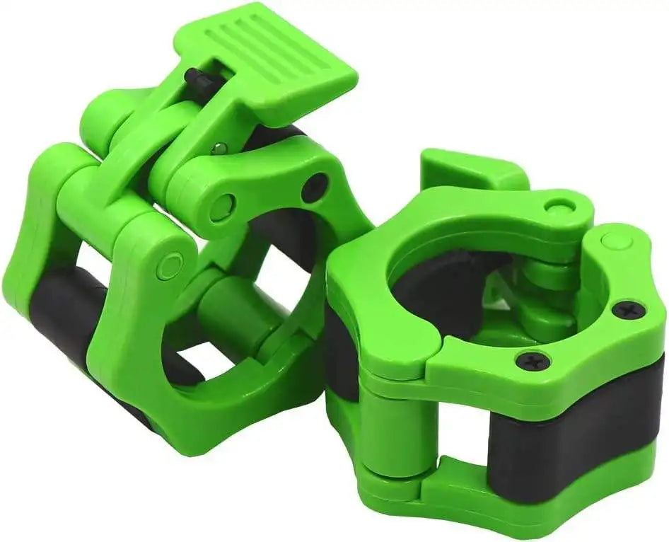 Wellshow Sport Fitness Barbell Clips Weight Clamps for Barbell Quick Release Locking Weight Clips Fit  Barbell for Weightling