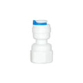 1/4" OD Pipe Fittings Pipe Connectors Quick Fittings for Reverse Osmosis Ro Water Filter System Use Female Straight Adapter