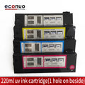 220ml UV Black Refill Ink Cartridge for Roland Mimaki Mutoh Refillable Ink Cartridges