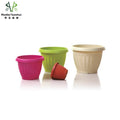 16.6 Inch Lightweight Colorful Durable PP Plastic Round Modern Minimalist Indoor/Outdoor Home Garden Pots