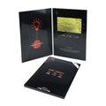 New Style Invitation Business Promotional Items Professionnelle cd Screens Greeting Card Book with Box Video Brochure