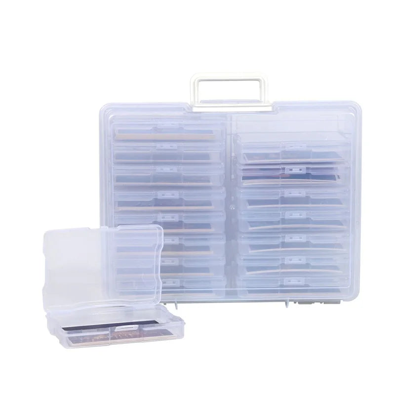 Acrylic Trading Card Box Storage Picture Storage Box for Photo Organizer Storage Box