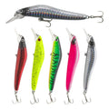 Minnow Bait Floating Water Noise Fake Bait 8g Freshwater Alice Mouth Bass Eel Sea Fishing Bass Lure Bait Black Minnow Lure