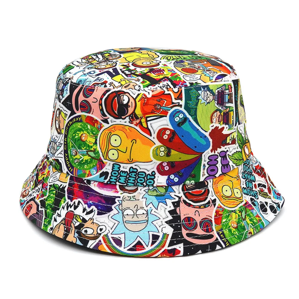Bucket Hats for Woman Custom Printed Reversible Polyester Fisherman Bucket Hat for Woman Summer