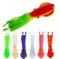 Trolling Calamari Squid Tuna Fishing Lure Bait 7.5/8.5/10.5/13.5/17/18.5/19 cm Soft Luminous Squid Trolling Lure Lumo Rubber Squ