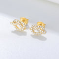 Fashion Statement Earring 18k Gold Plated Knot Stud Jewelry Custom Jewelry Silver 925 Stud Earring