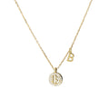 Iced Out Pendant 925 Silver Zircon Letter Pendant Necklace for Women