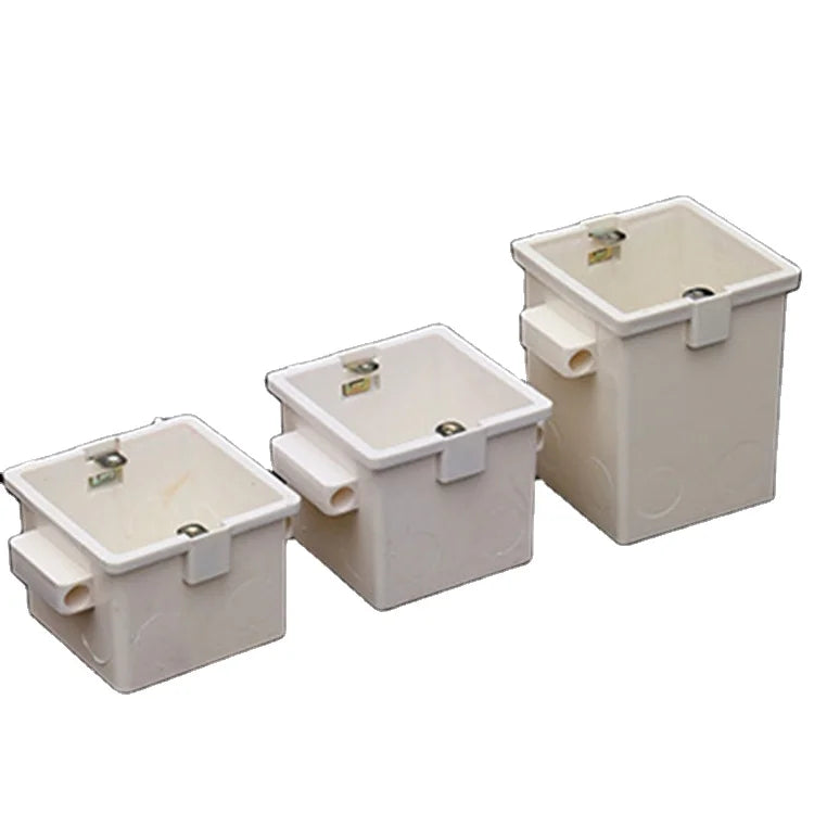 Outlet Box New Work 2 Two Gang Blue Adjustable Pvc Electrical Box With Side Clamp Range Dryer Non-metallic Adjust Shell