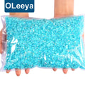Oleeya Bulk Packing Resin Stone Crystals SS6-SS30 Blue Colors TRN Jelly Silver Bottom Flatback AB Colors Rhinestones for Garment