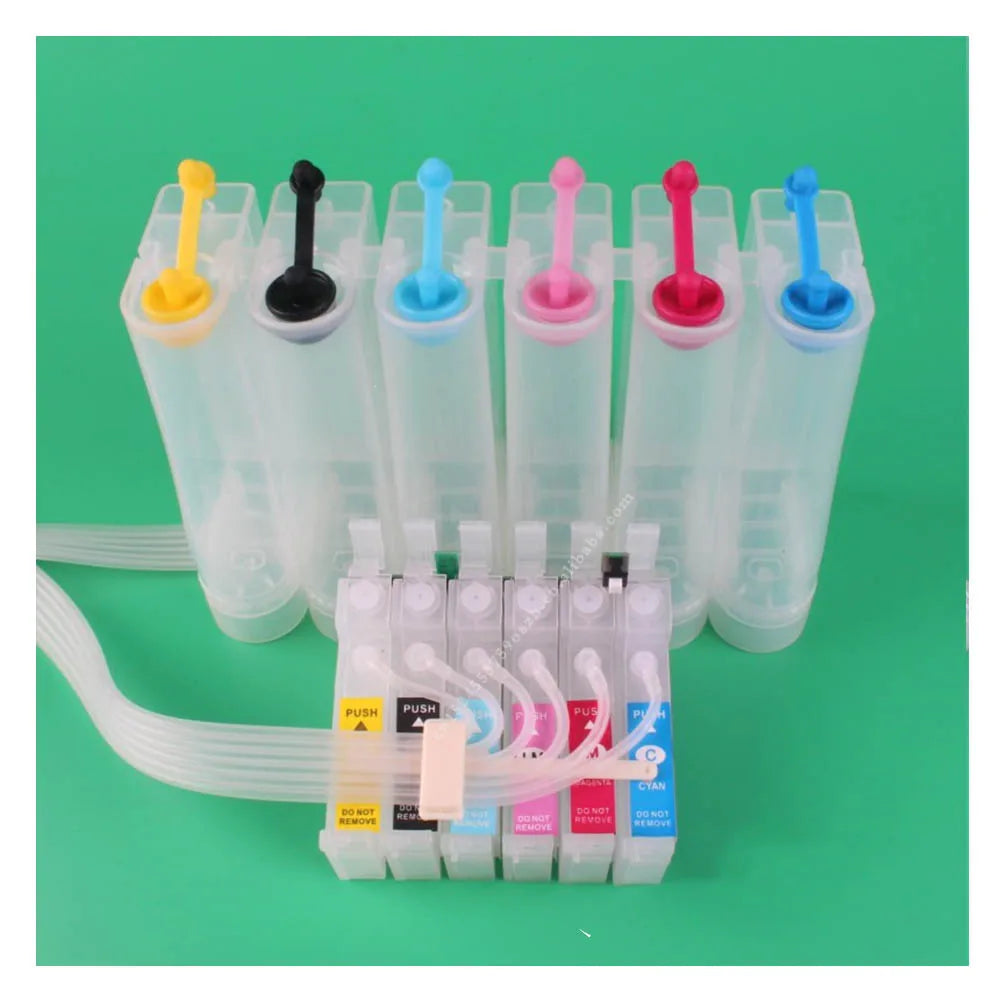 6 Colors T0821N Ciss Ink Supply System for Epson T50 TX700W TX800FW