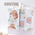 Newborn Swaddle Wrap Baby Blanket Wholesale 2 Layers Swaddle Muslin Blanket Fabric Muslin Manufacturer