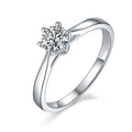 High Quality Delicate 925 Moissanite Ring Gra Certified Vvs Moissanite 925 Ring for Girl Women