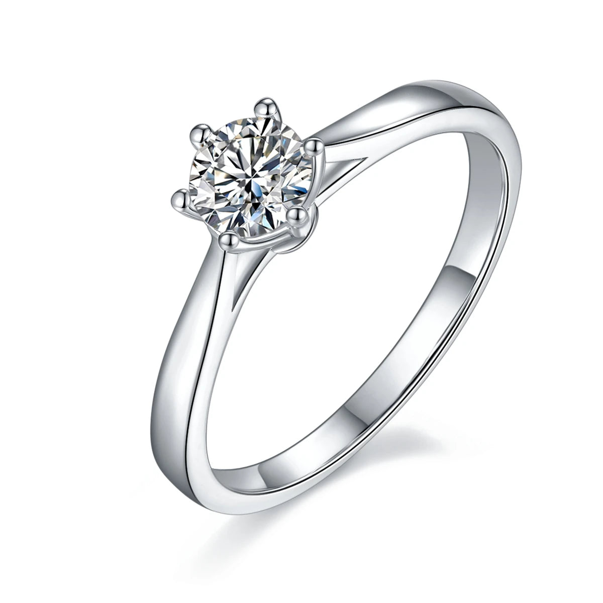 High Quality Delicate 925 Moissanite Ring Gra Certified Vvs Moissanite 925 Ring for Girl Women