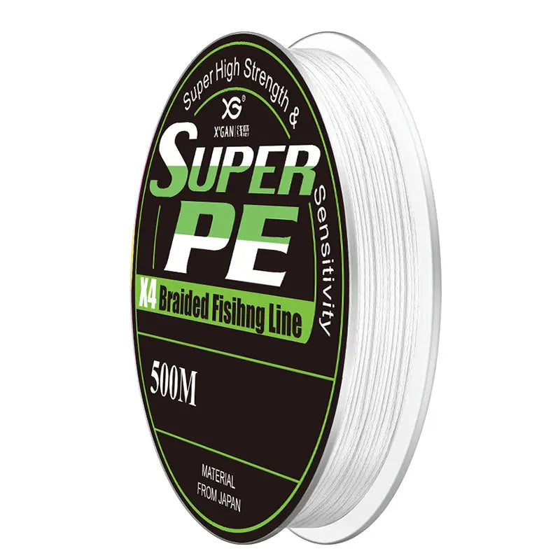 Factory OEM LineThink Super Strong Round Smooth 4X PE Multicolor 500m PE Braided Fishing Line