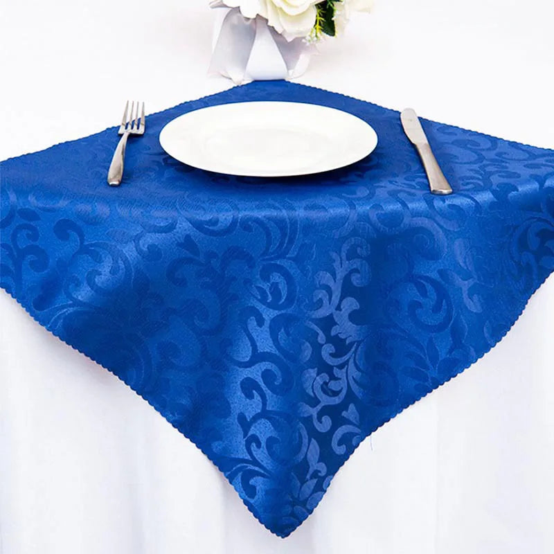 Damask Jacquard Table Napkins 100% Polyester square 48*48cm Washable Wedding Banquet Tablecloths Table Linens Napkins
