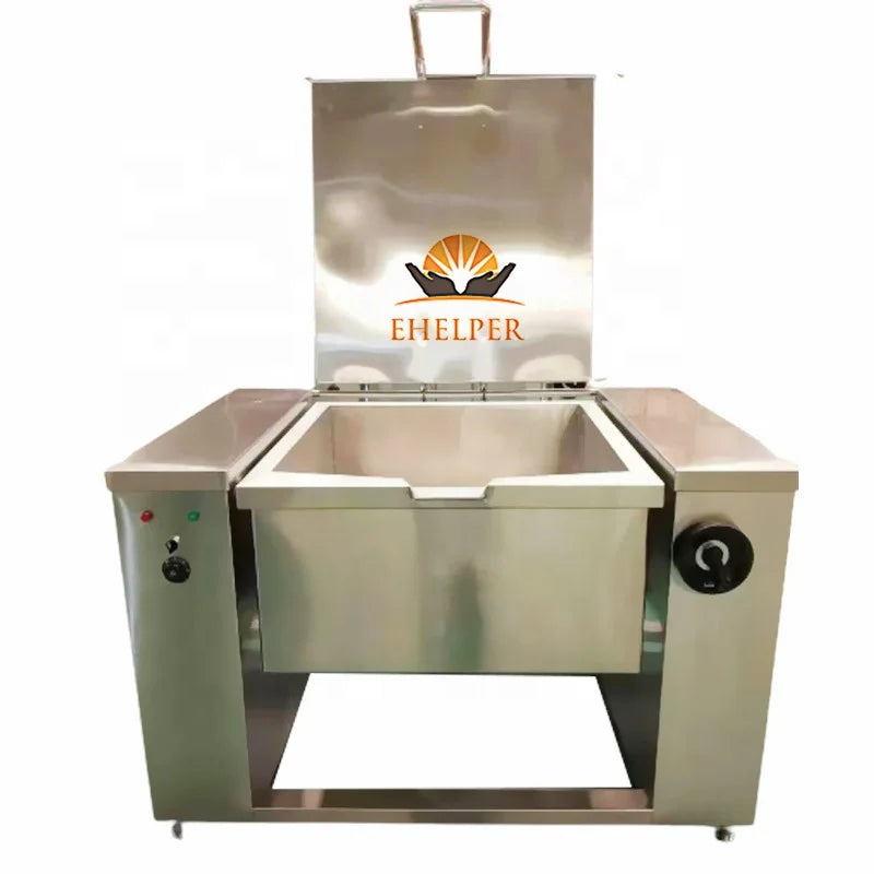 Commercial Kitchen Equipment Stainless Steel Tilting Frying Pan Skillet in Various Sizes-80L 150L 200L 280L 320L