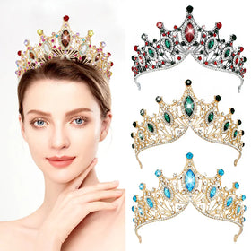 Hot Sale Bridal Crown Bridesmaids Wedding Headband Rhinestone Bridal Hair Accessories LSHB003