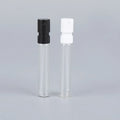 Empty 1.5ml 2ml Pocket Tester Perfume Sample Bottle with Plastic Spray Pump