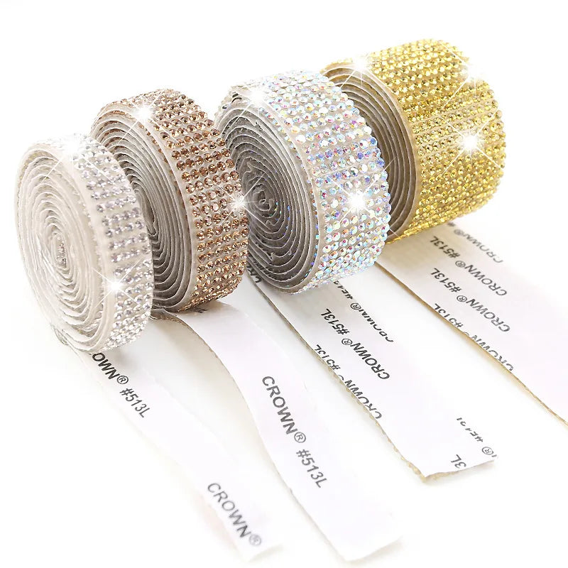 Wholesale High Quality Glass AB Crystal Hot Fix Trim or Self-adhesive Rhinestones for Garment Shoes Car Decoration