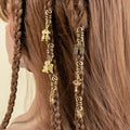 New Fashion Leaf butterfly Hair Ring Alloy Hair Braid Charms Cuffs Dreadlocks Accessories Jewelry Decoration