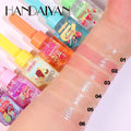 Cute Ice Cream Lip Gloss Colorless Glitter Lip Glaze Long Lasting Moisturizing Not Greasy Lipstick Color Changing Lip Oil Makeup
