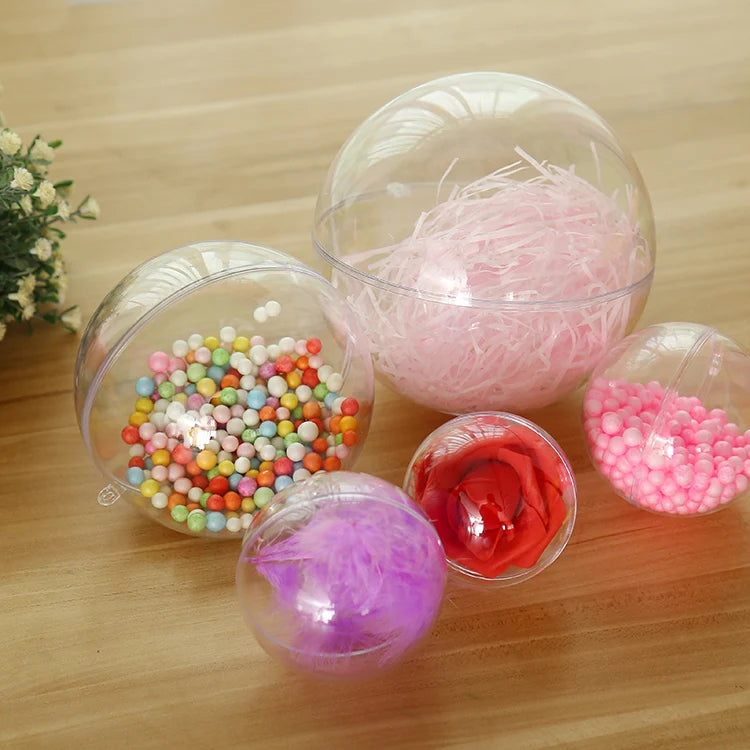 400mm Plastic Big Round Ball Box for Decoration Wedding Gift Box
