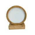 Round Sublimation Photo Panel  Bamboo Sublimation Photo Frame  Manufacturers Sublimation Blank Photo Frame