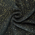 New Design Christmas Rose Gold Sparkling Black Glitter Shimmer Bullet Fabric for Bows